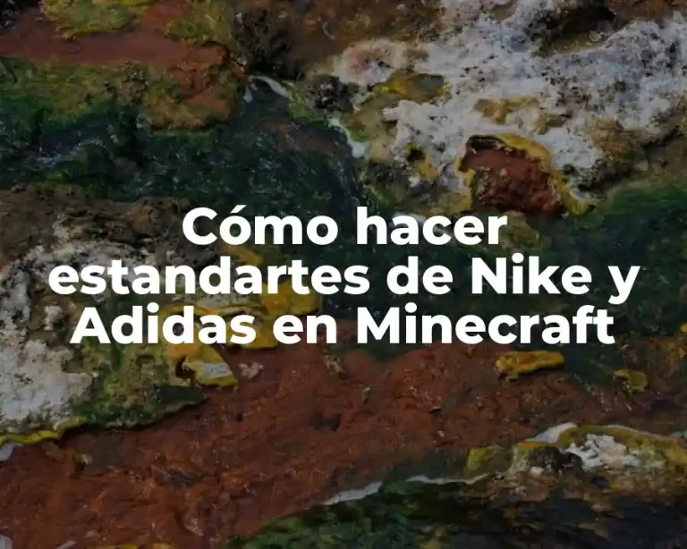 Cómo hacer estandartes de Nike y Adidas en Minecraft