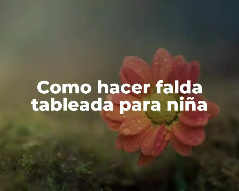 Como hacer falda tableada para niña