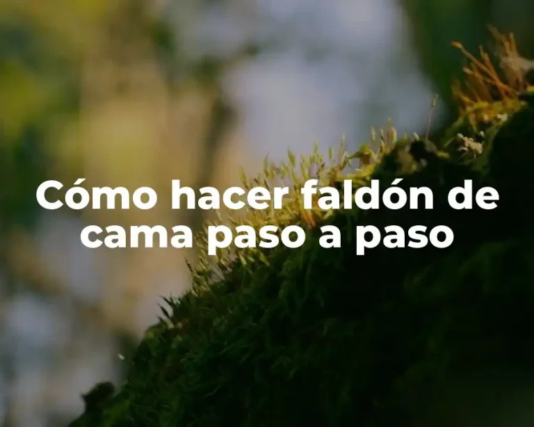 Cómo hacer faldón de cama paso a paso