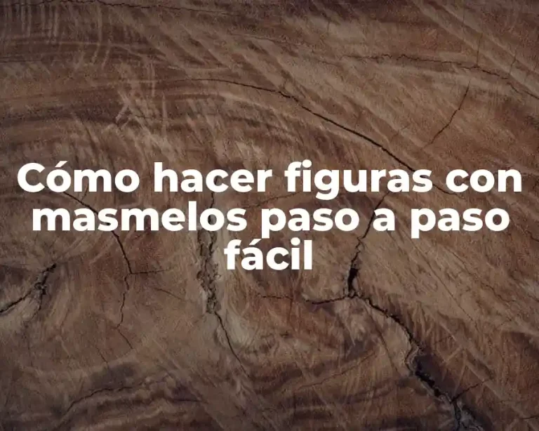 Cómo hacer figuras con masmelos paso a paso fácil