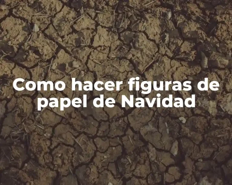 Como hacer figuras de papel de Navidad