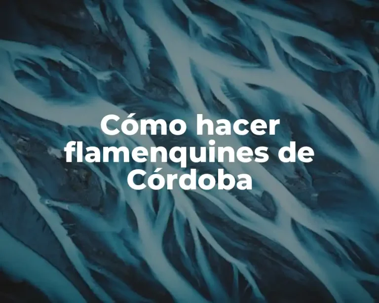 Cómo hacer flamenquines de Córdoba