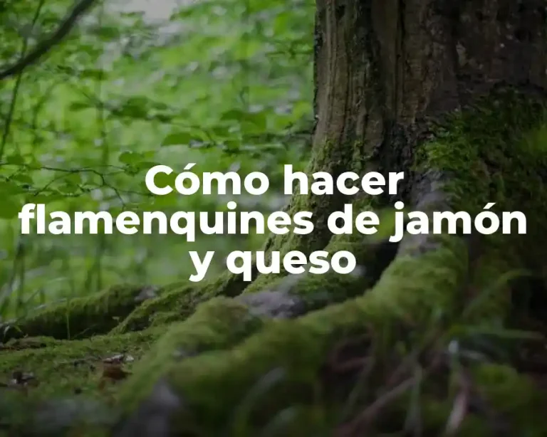 Cómo hacer flamenquines de jamón y queso