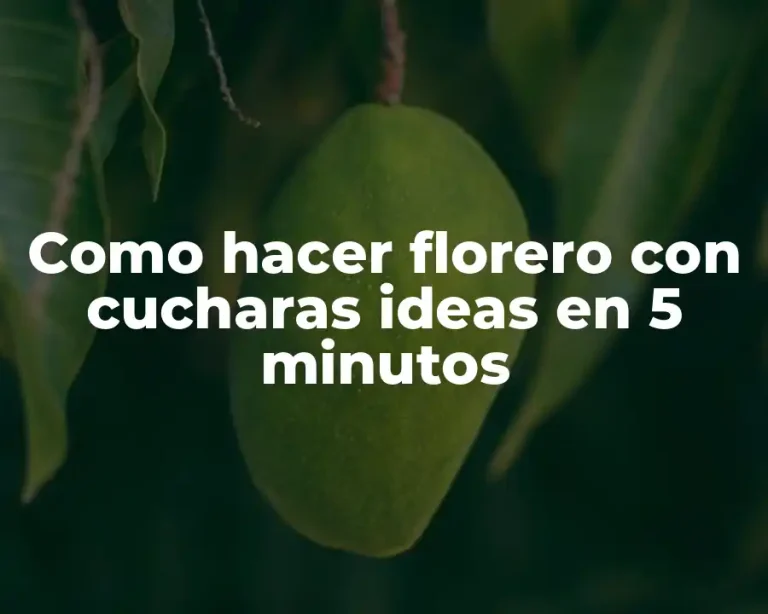 Como hacer florero con cucharas ideas en 5 minutos