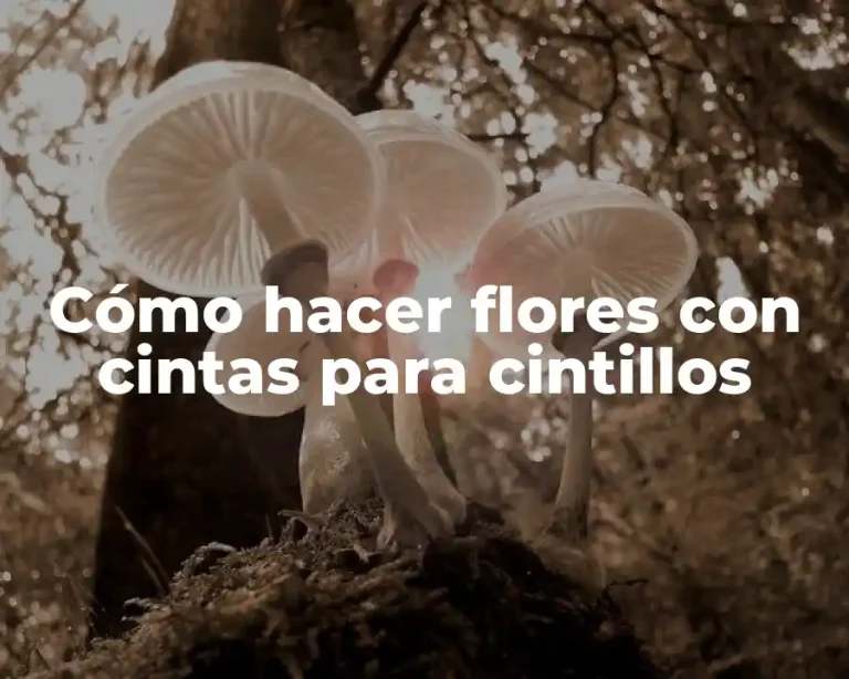 Cómo hacer flores con cintas para cintillos