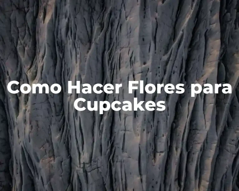 Como Hacer Flores para Cupcakes