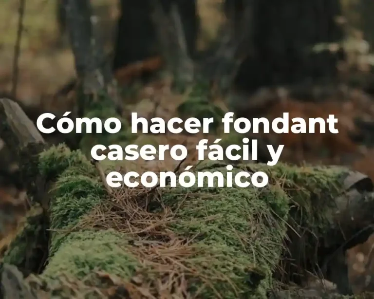 Cómo hacer fondant casero fácil y económico