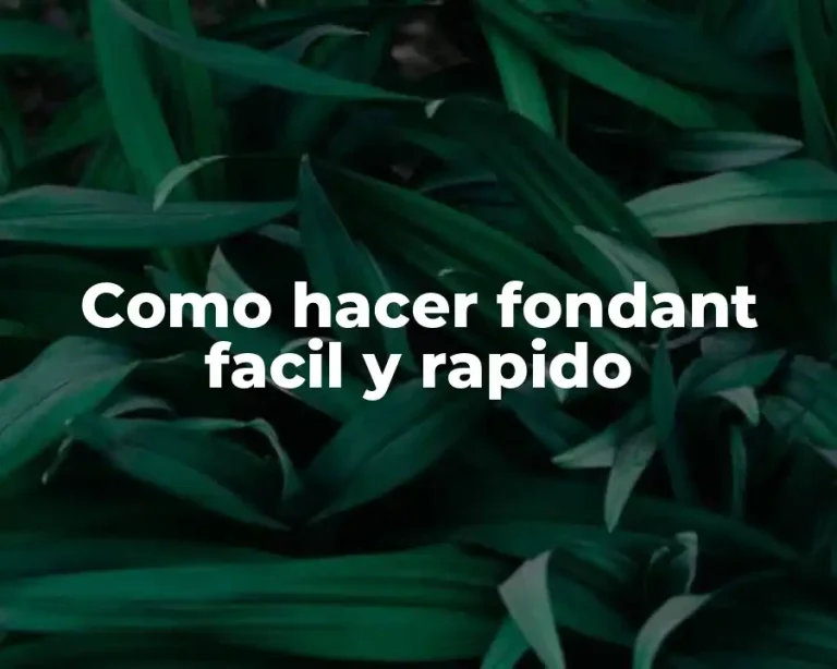 Como hacer fondant facil y rapido