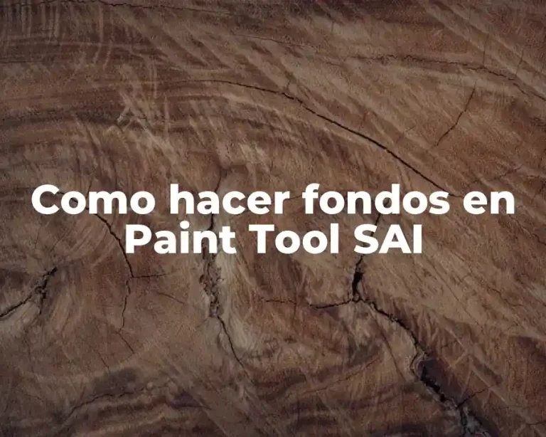 Como hacer fondos en Paint Tool SAI