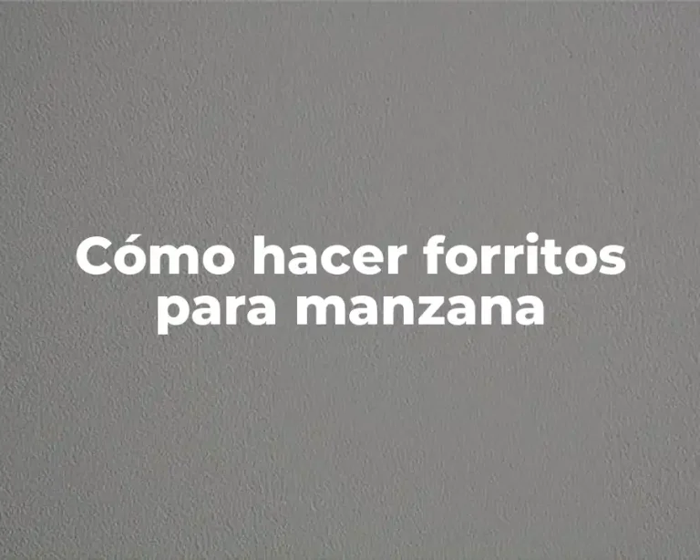 Cómo hacer forritos para manzana