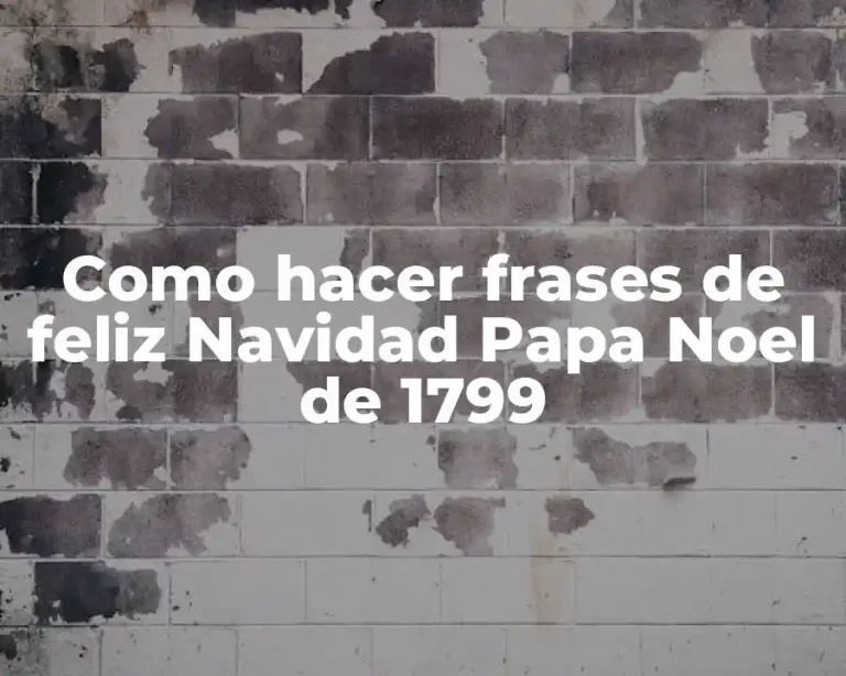 Como hacer frases de feliz Navidad Papa Noel de 1799