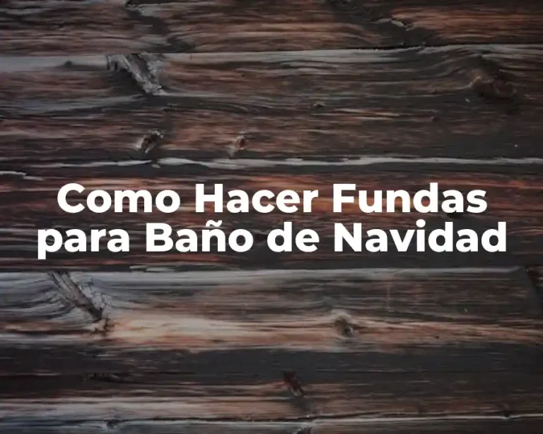 Como Hacer Fundas para Baño de Navidad