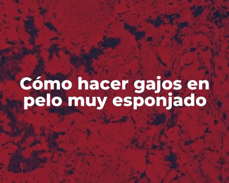 Cómo hacer gajos en pelo muy esponjado