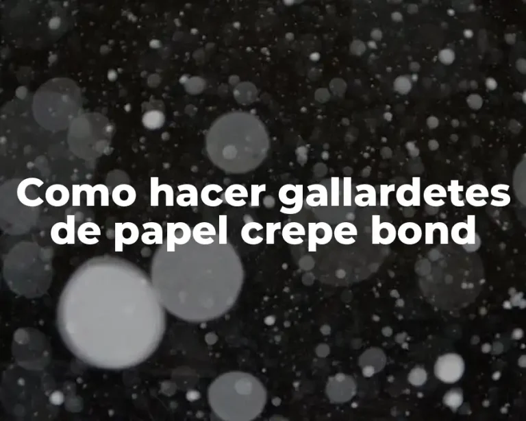 Como hacer gallardetes de papel crepe bond