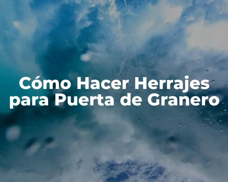 Cómo Hacer Herrajes para Puerta de Granero
