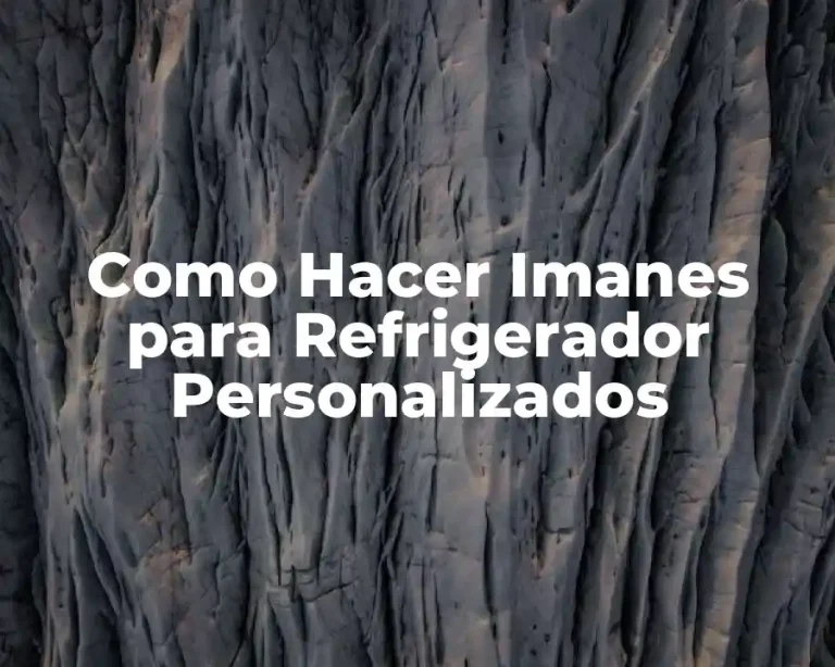 Como Hacer Imanes para Refrigerador Personalizados