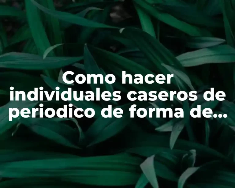 Como hacer individuales caseros de periodico de forma de toronja