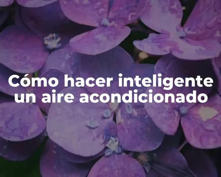 Cómo hacer inteligente un aire acondicionado