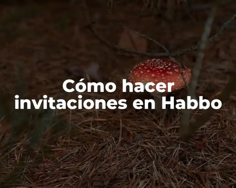 Cómo hacer invitaciones en Habbo