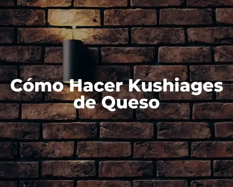 Cómo Hacer Kushiages de Queso