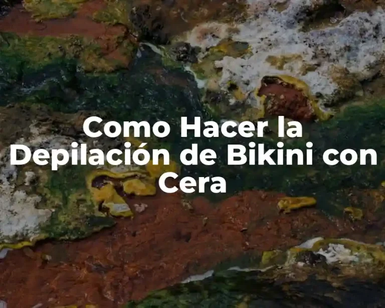 Como Hacer la Depilación de Bikini con Cera