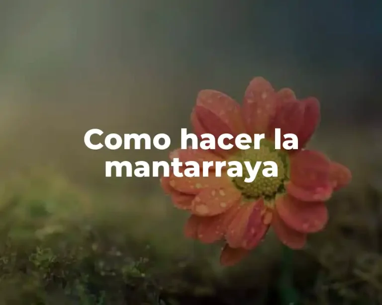 Como hacer la mantarraya