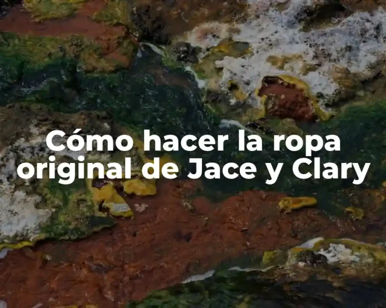 Cómo hacer la ropa original de Jace y Clary