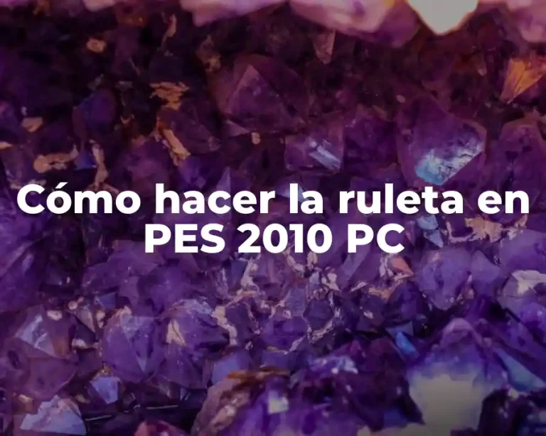 Cómo hacer la ruleta en PES 2010 PC