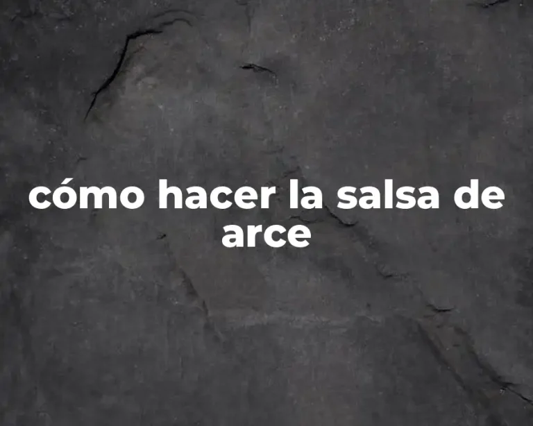 cómo hacer la salsa de arce