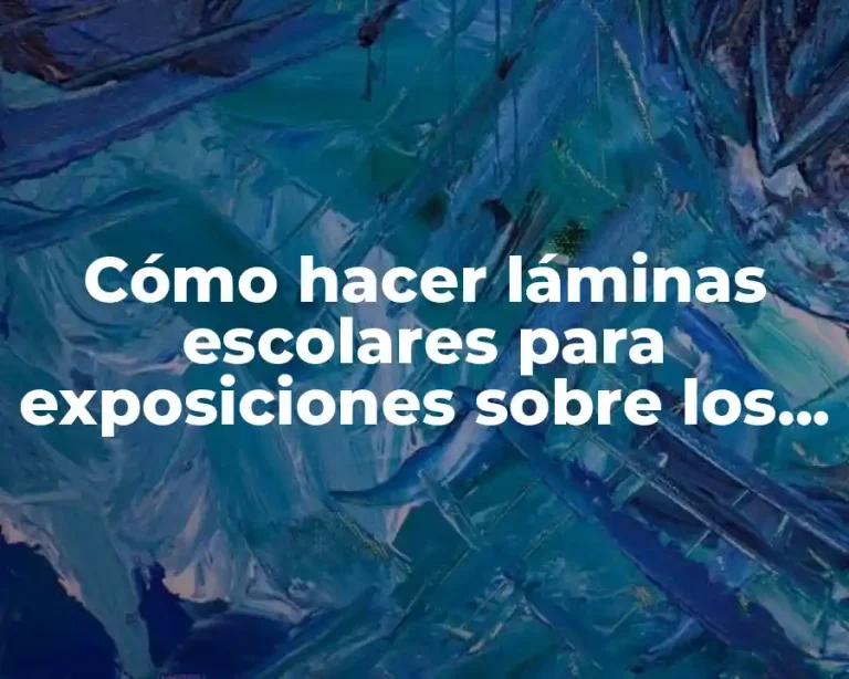 Cómo hacer láminas escolares para exposiciones sobre los mayas