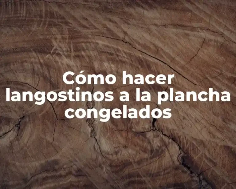 Cómo hacer langostinos a la plancha congelados