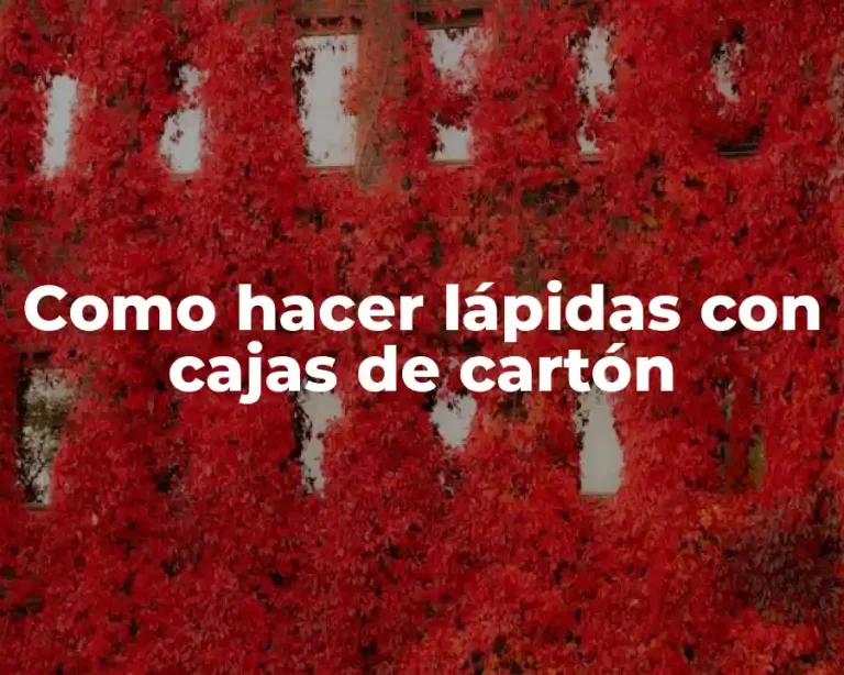 Como hacer lápidas con cajas de cartón