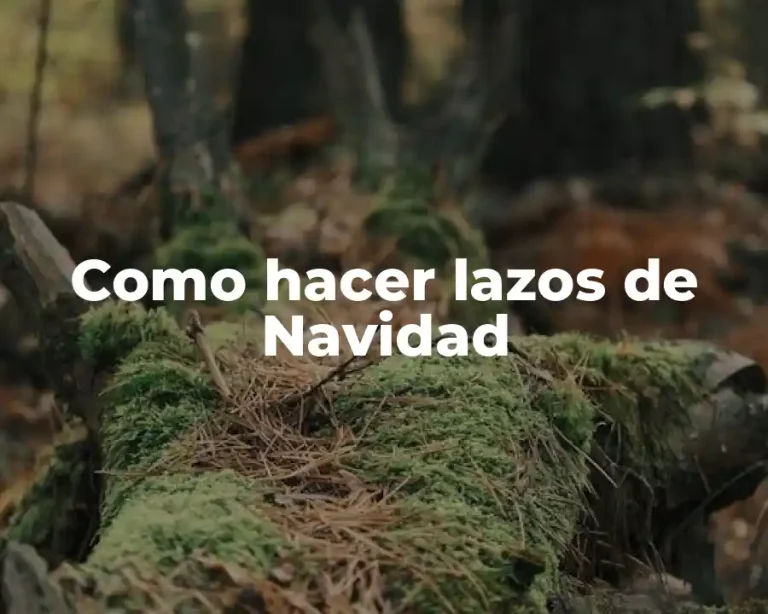 Como hacer lazos de Navidad