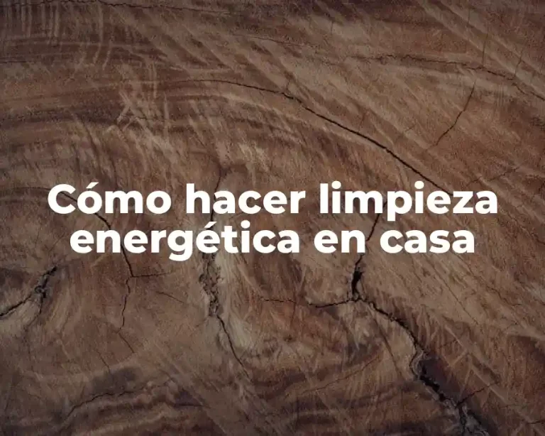 Cómo hacer limpieza energética en casa