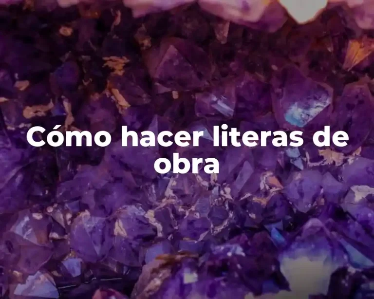 Cómo hacer literas de obra
