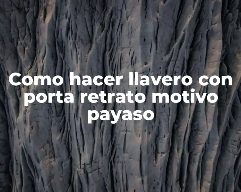 Como hacer llavero con porta retrato motivo payaso