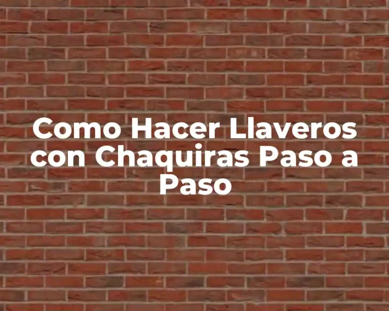 Como Hacer Llaveros con Chaquiras Paso a Paso