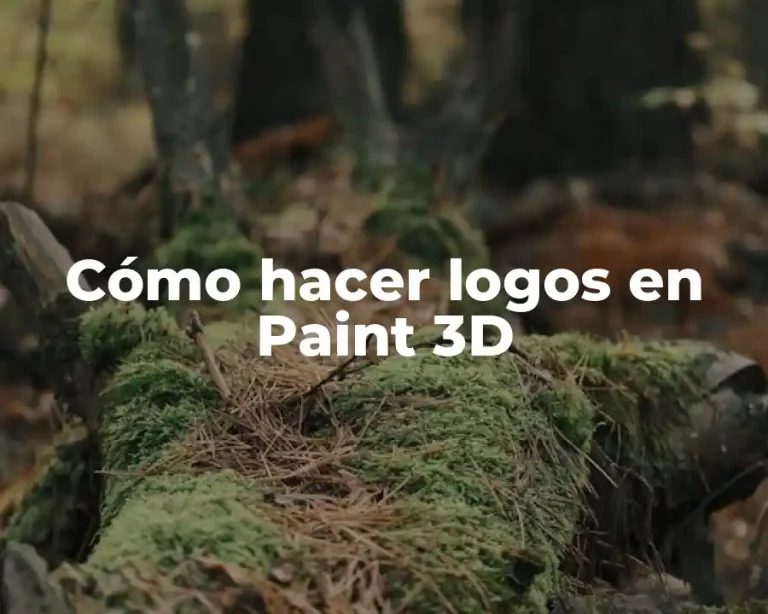 Cómo hacer logos en Paint 3D