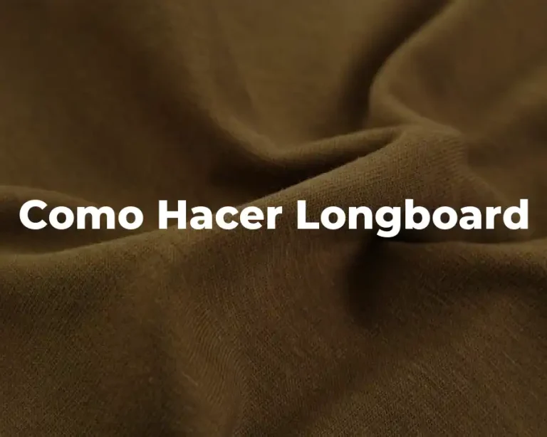 Como Hacer Longboard