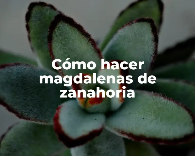 Cómo hacer magdalenas de zanahoria