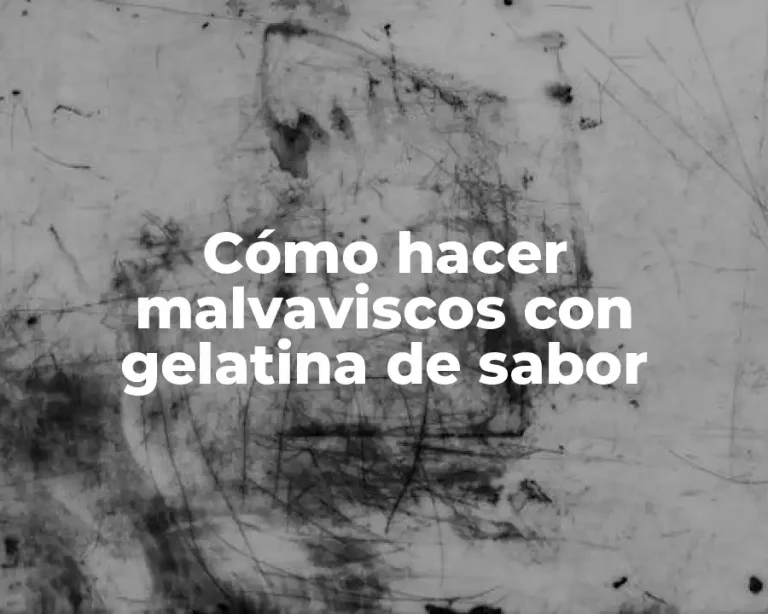 Cómo hacer malvaviscos con gelatina de sabor