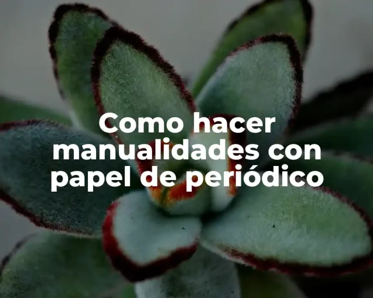 Como hacer manualidades con papel de periódico
