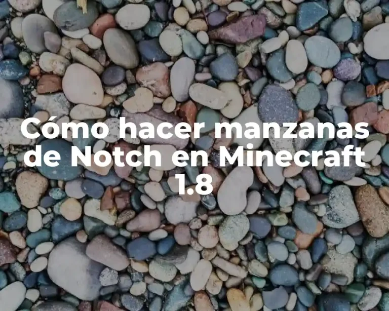 Cómo hacer manzanas de Notch en Minecraft 1.8