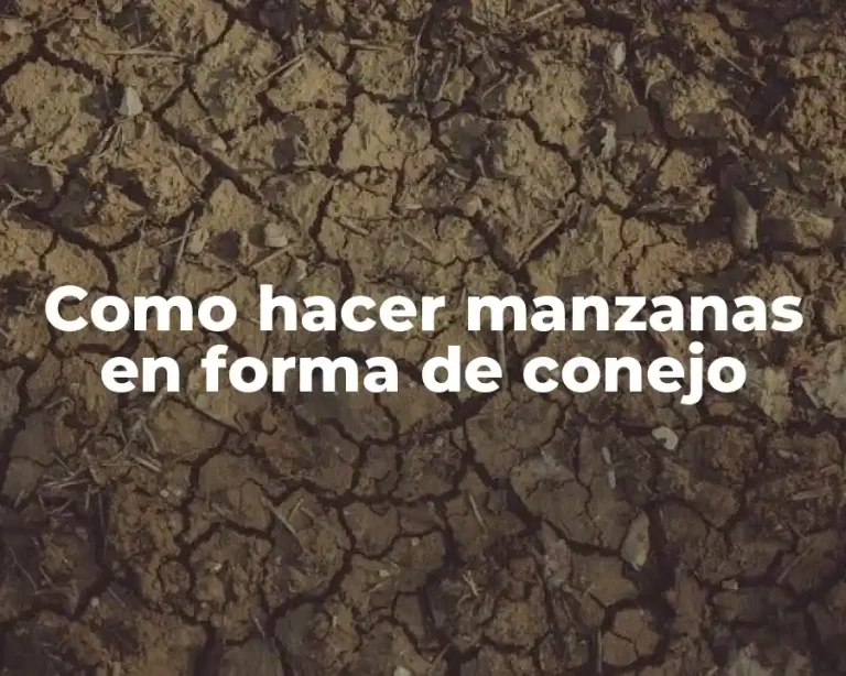 Como hacer manzanas en forma de conejo