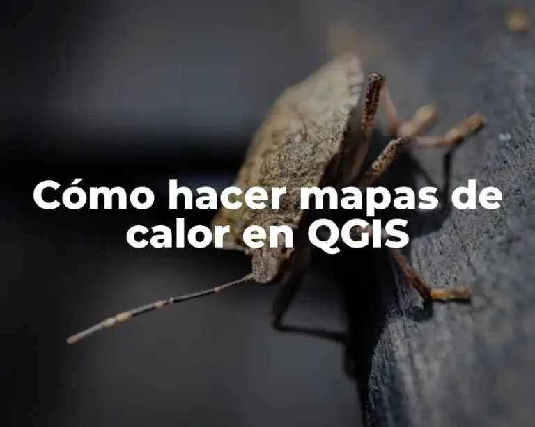 Cómo hacer mapas de calor en QGIS