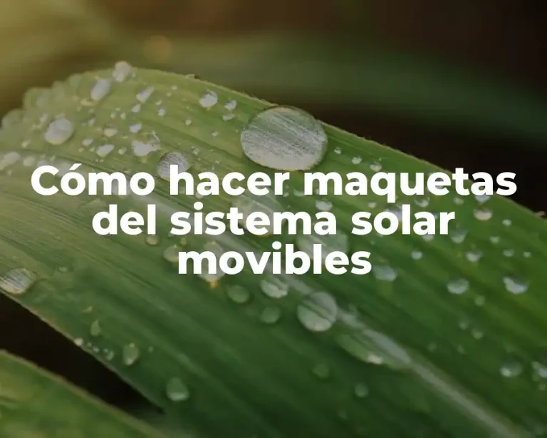 Cómo hacer maquetas del sistema solar movibles