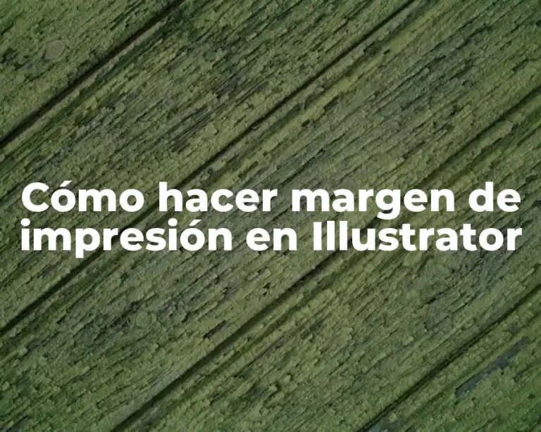 Cómo hacer margen de impresión en Illustrator