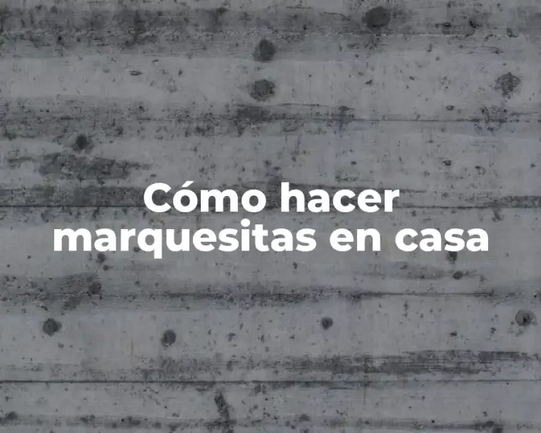 Cómo hacer marquesitas en casa