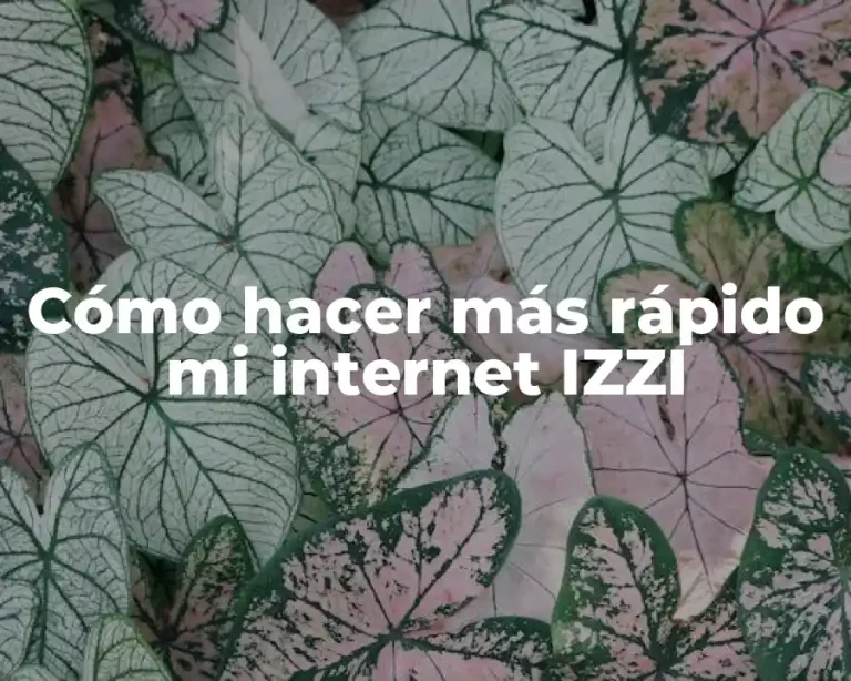 Cómo hacer más rápido mi internet IZZI