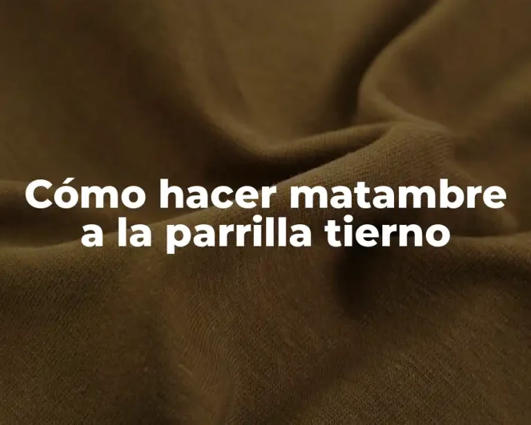 Cómo hacer matambre a la parrilla tierno